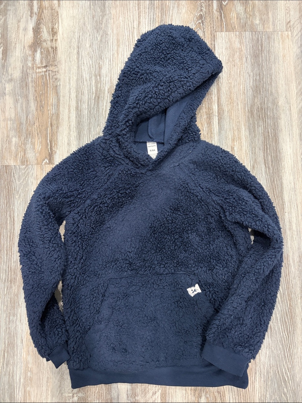 Carter's Navy Blue Sherpa Pullover Hoodie